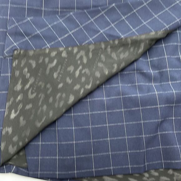 NWTS Rachel roy collection blue with while stripes midi skirt with slit effect - Picture 9 of 12